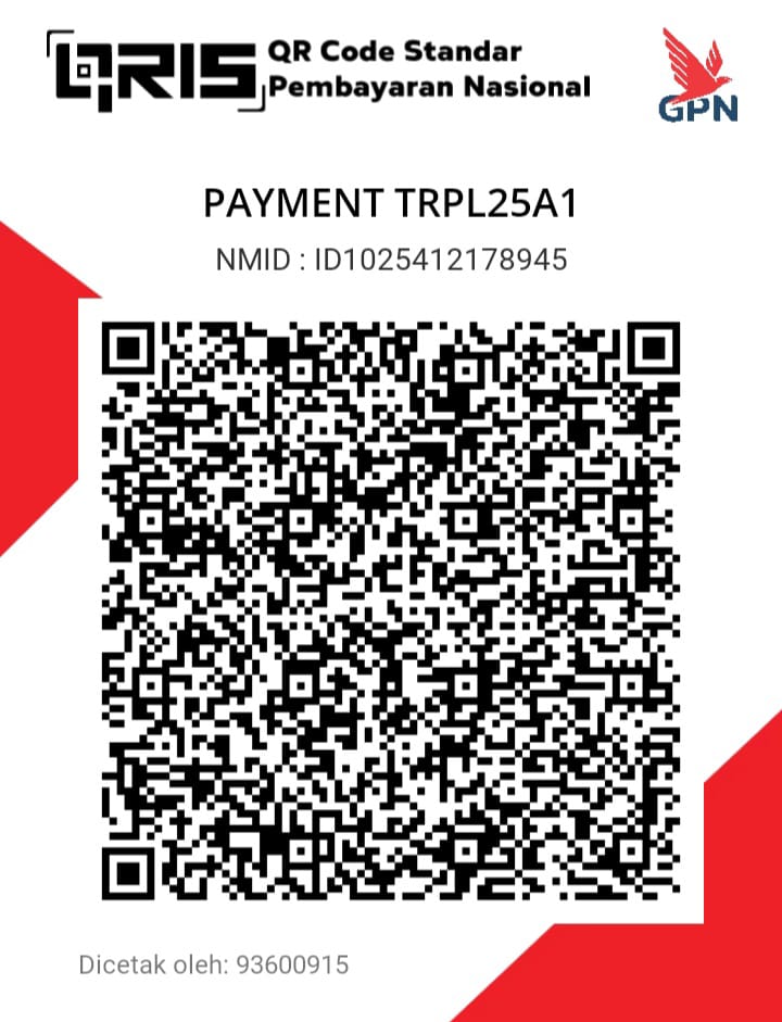 QRIS Resmi Kas Kelas TRPL 25A1